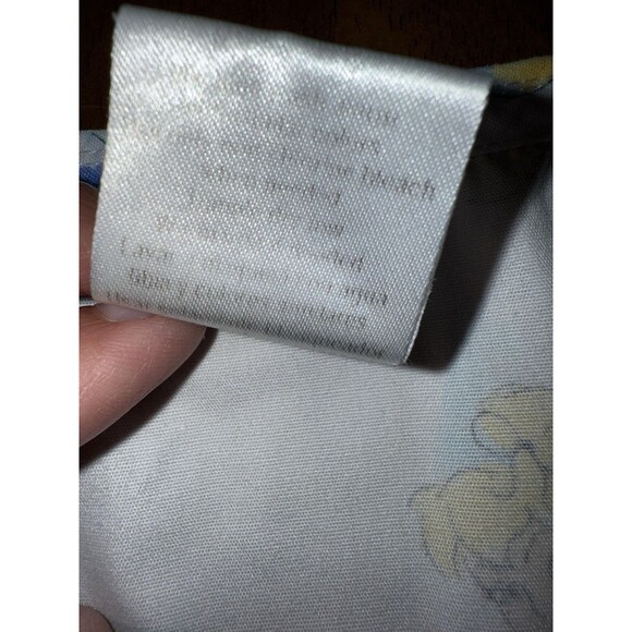 Disney Tinker Bell Scrub Top Women’s L Large White V-Neck Nurse Uniform Pockets - Picture 11 of 11